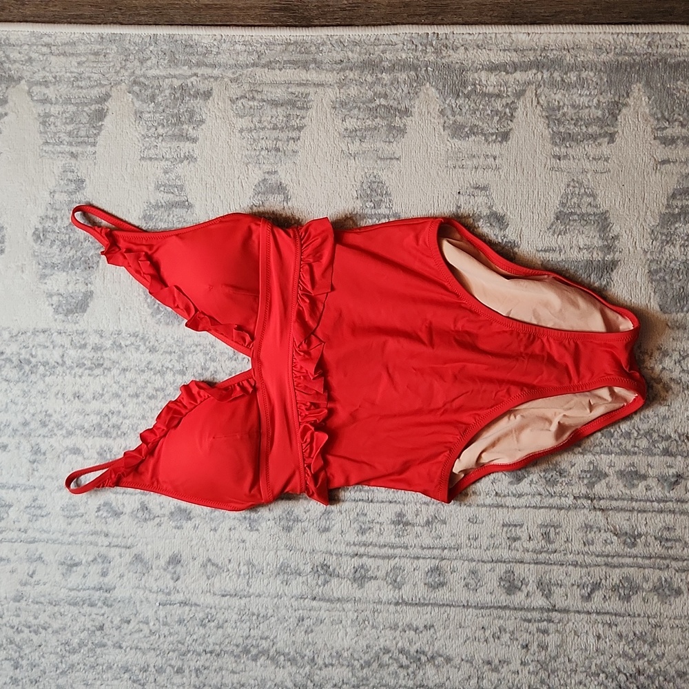 J crew plunge one piece